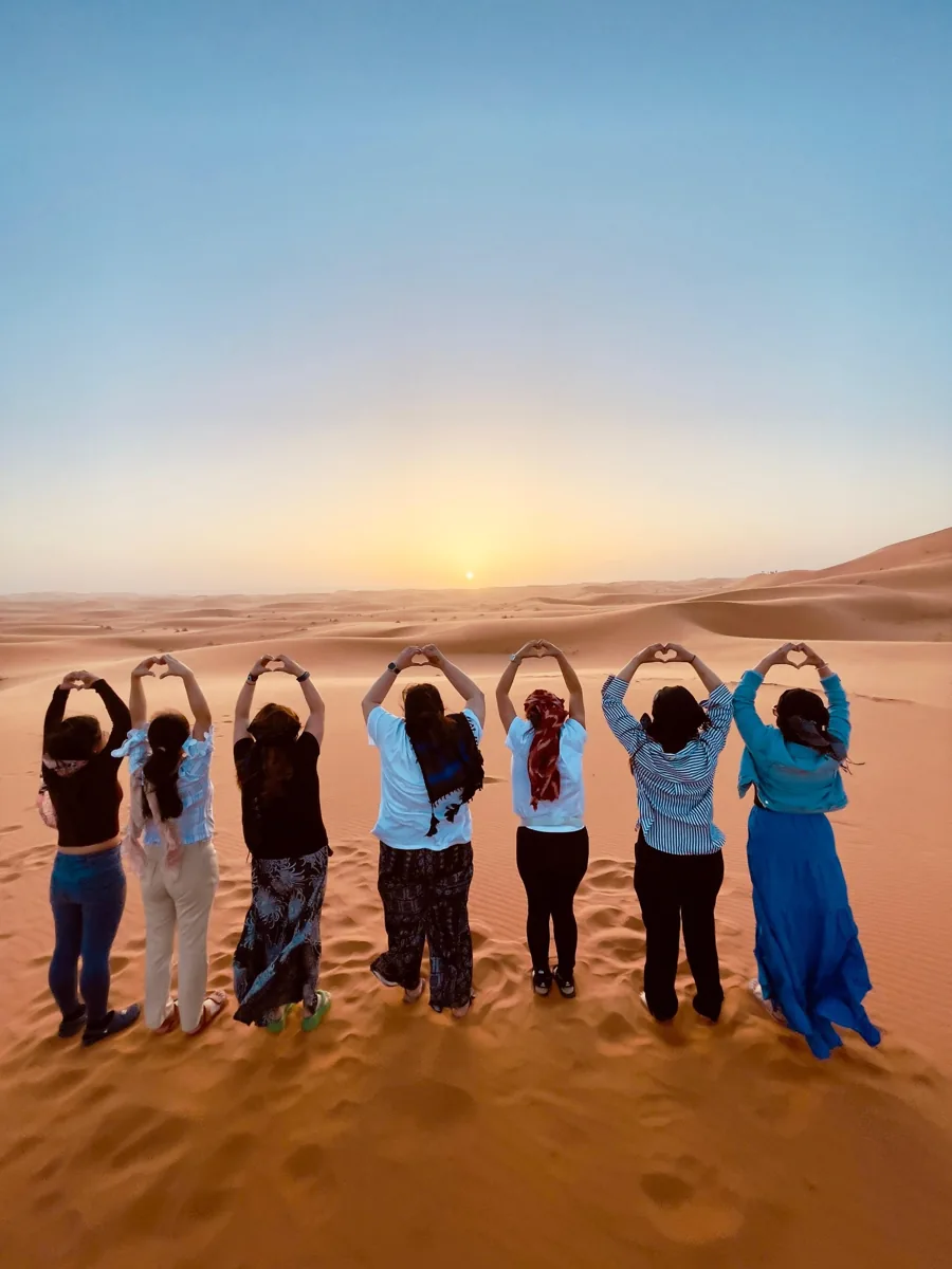 Camel Ride at Sunset or Sunrise in Merzouga
